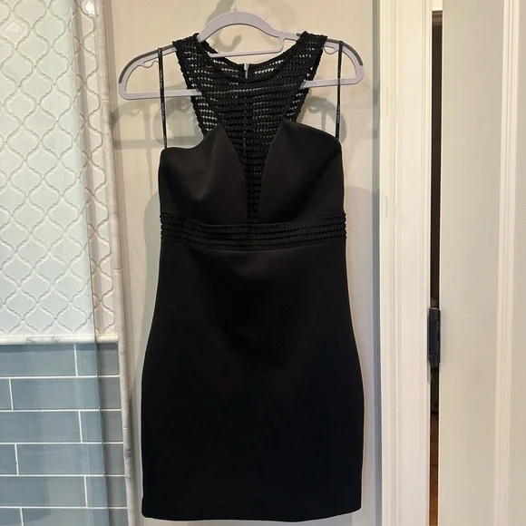 Guess | Dresses | Guess Black Halter Bodycon Mini Dress | Poshmark